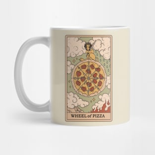 Wheel of Pizza - Double Sided Mug